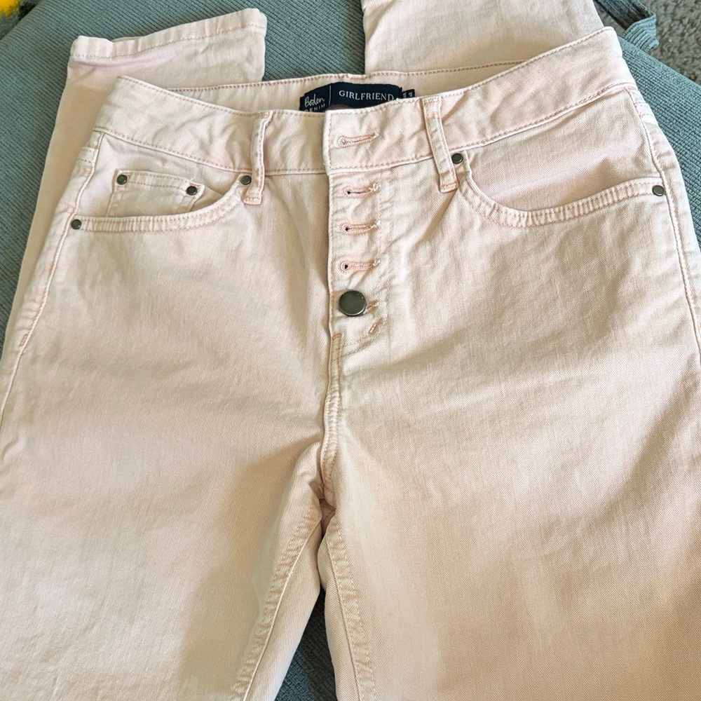 Girlfriend Collective Light Pink Boyfriend Jeans
